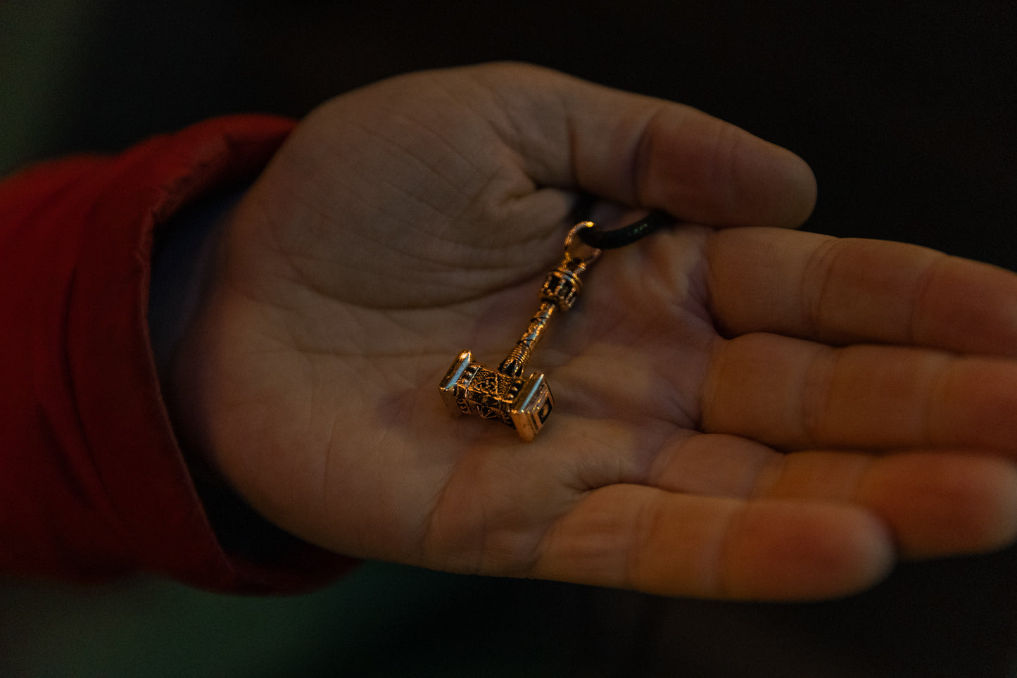 vkngjewelry Pendant Handcrafted Solid Brass Norse Hammer Pendant