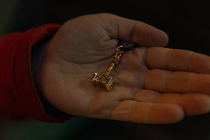 vkngjewelry Pendant Handcrafted Solid Brass Norse Hammer Pendant