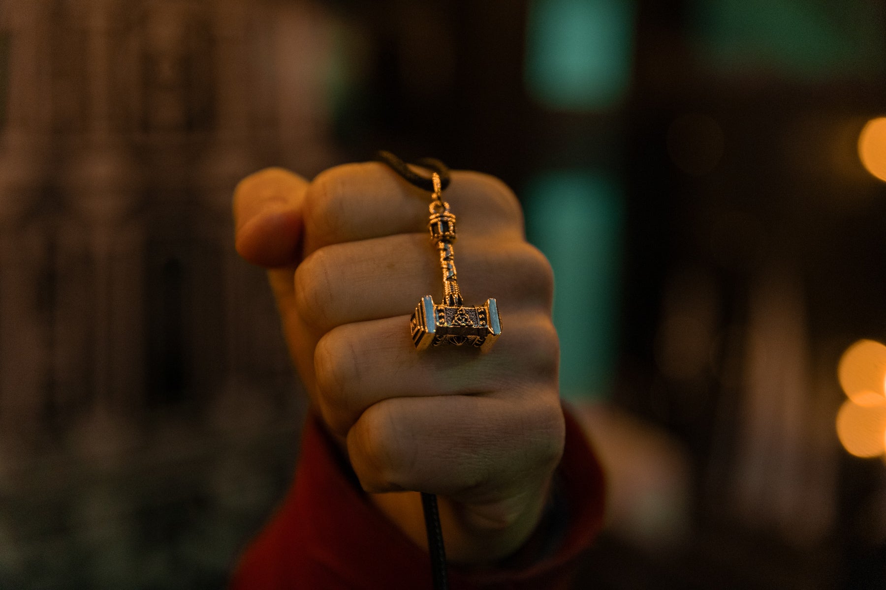 vkngjewelry Pendant Handcrafted Solid Brass Norse Hammer Pendant