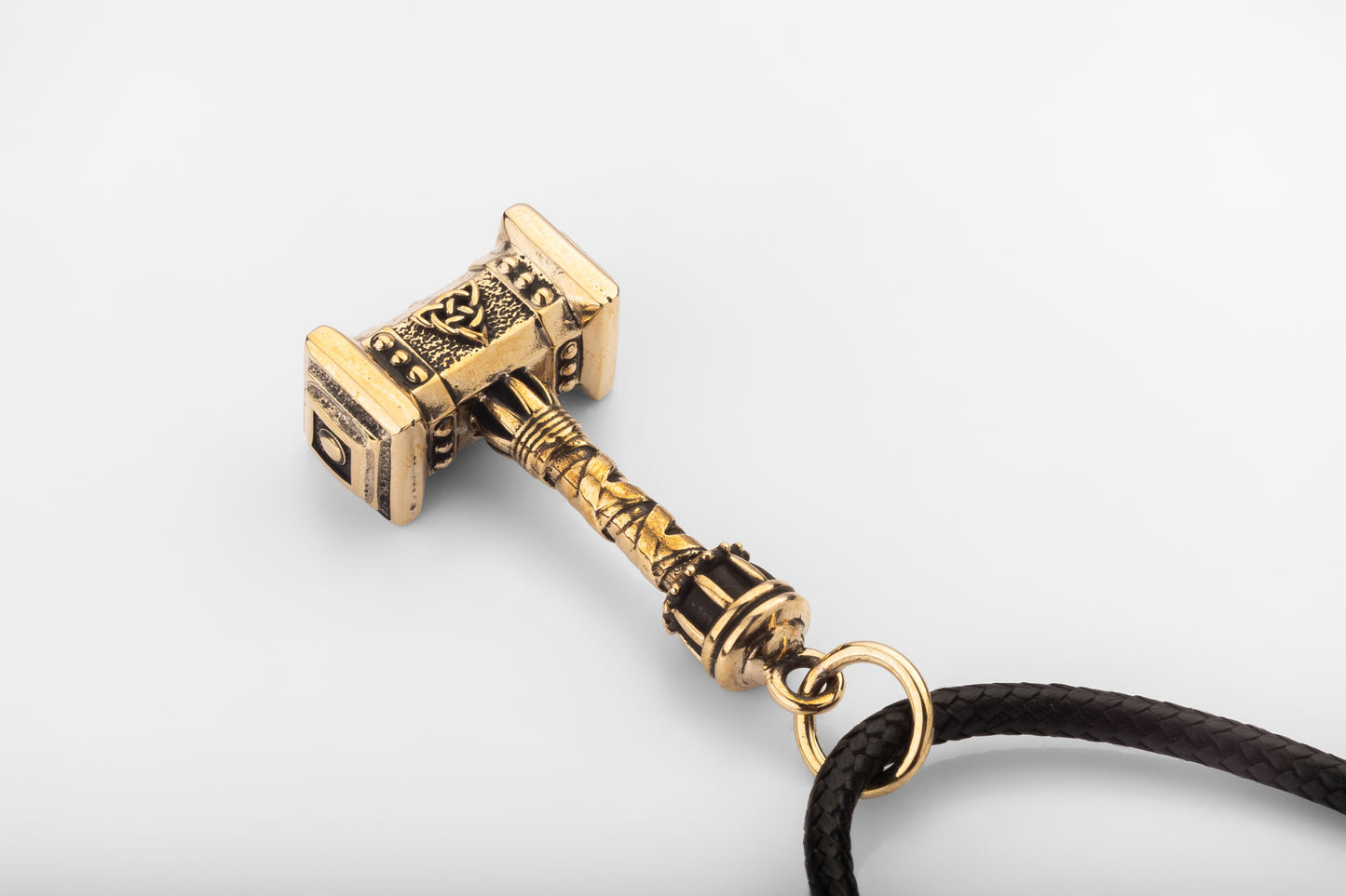 vkngjewelry Pendant Handcrafted Solid Brass Norse Hammer Pendant