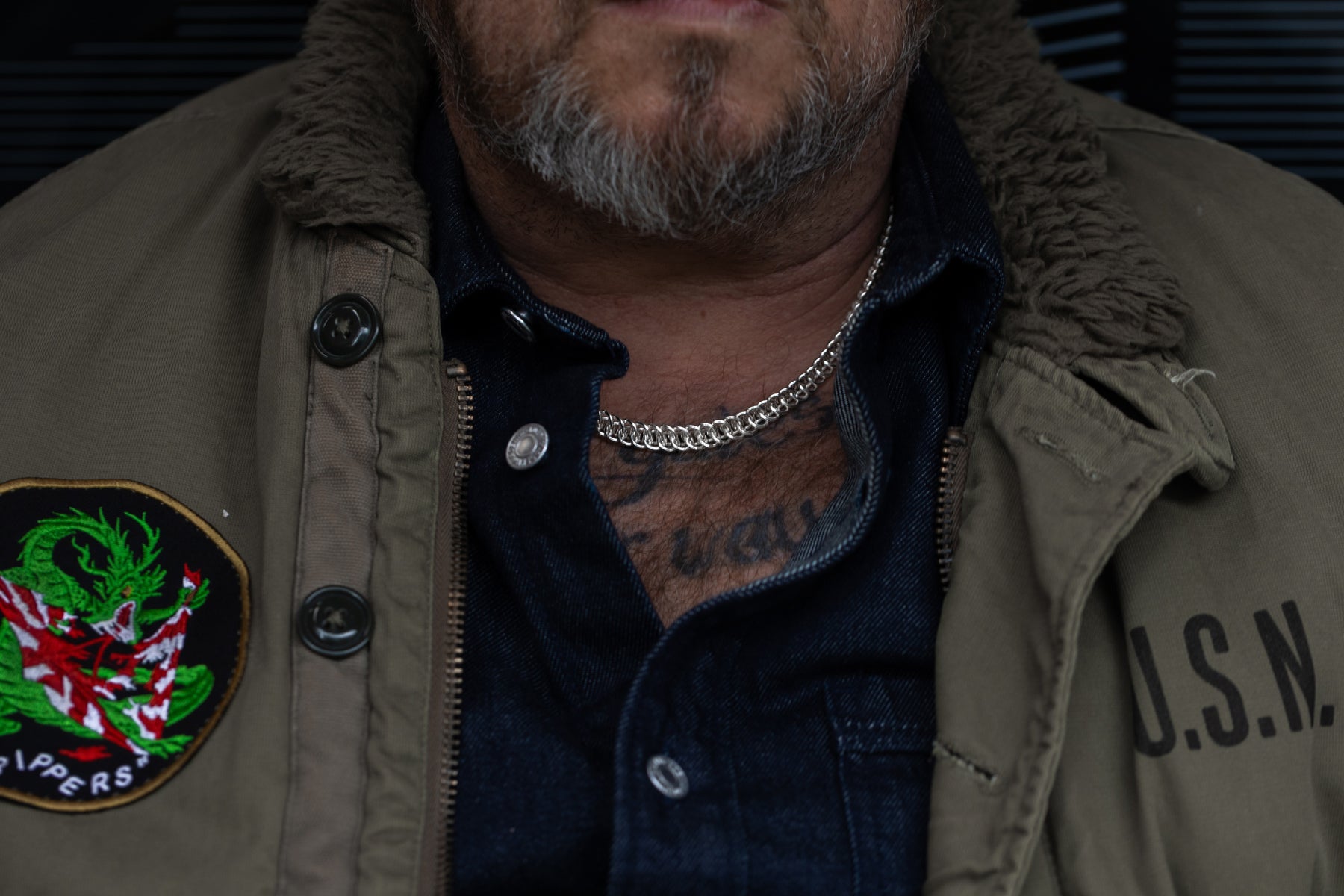 vkngjewelry Pendant Men's Solid Silver Byzantine Necklace with Lobster Clasp