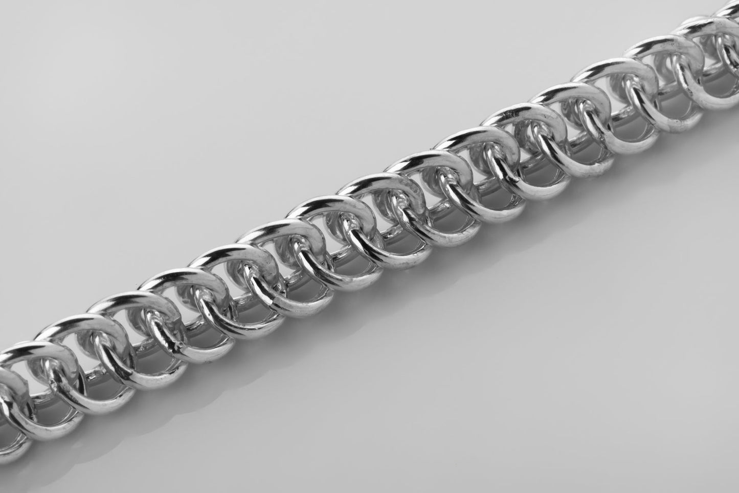 vkngjewelry Pendant Men's Solid Silver Byzantine Necklace with Lobster Clasp