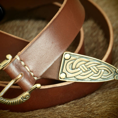 vkngjewelry Belt Buckles Handcrafted Viking Belt with Buckle and Contera