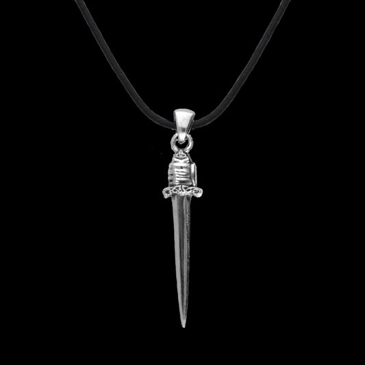 vkngjewelry Pendant Handcrafted Viking Sword Hand Silver Sterling Pendant