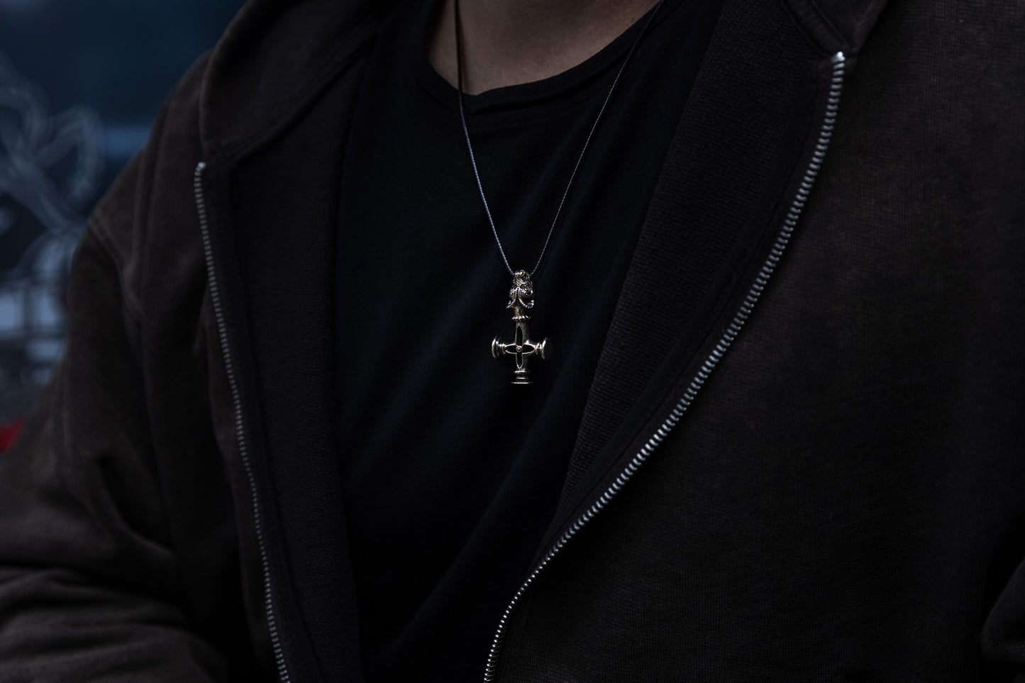 vkngjewelry Pendant Handmade Brass Thor's Hammer Necklace