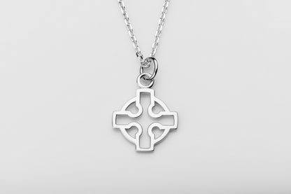 vkngjewelry Pendant Handmade Silver Celtic Cross Pendant