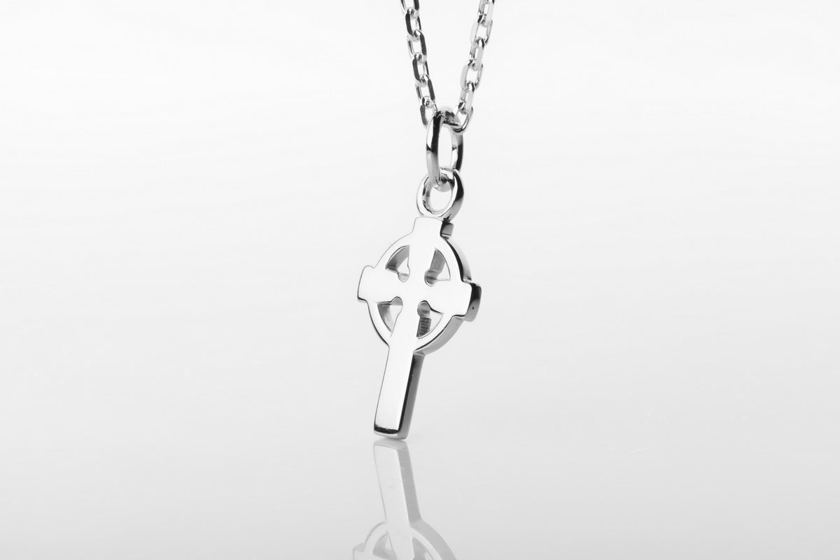 vkngjewelry Pendant Handmade Silver Celtic Cross Pendant V2