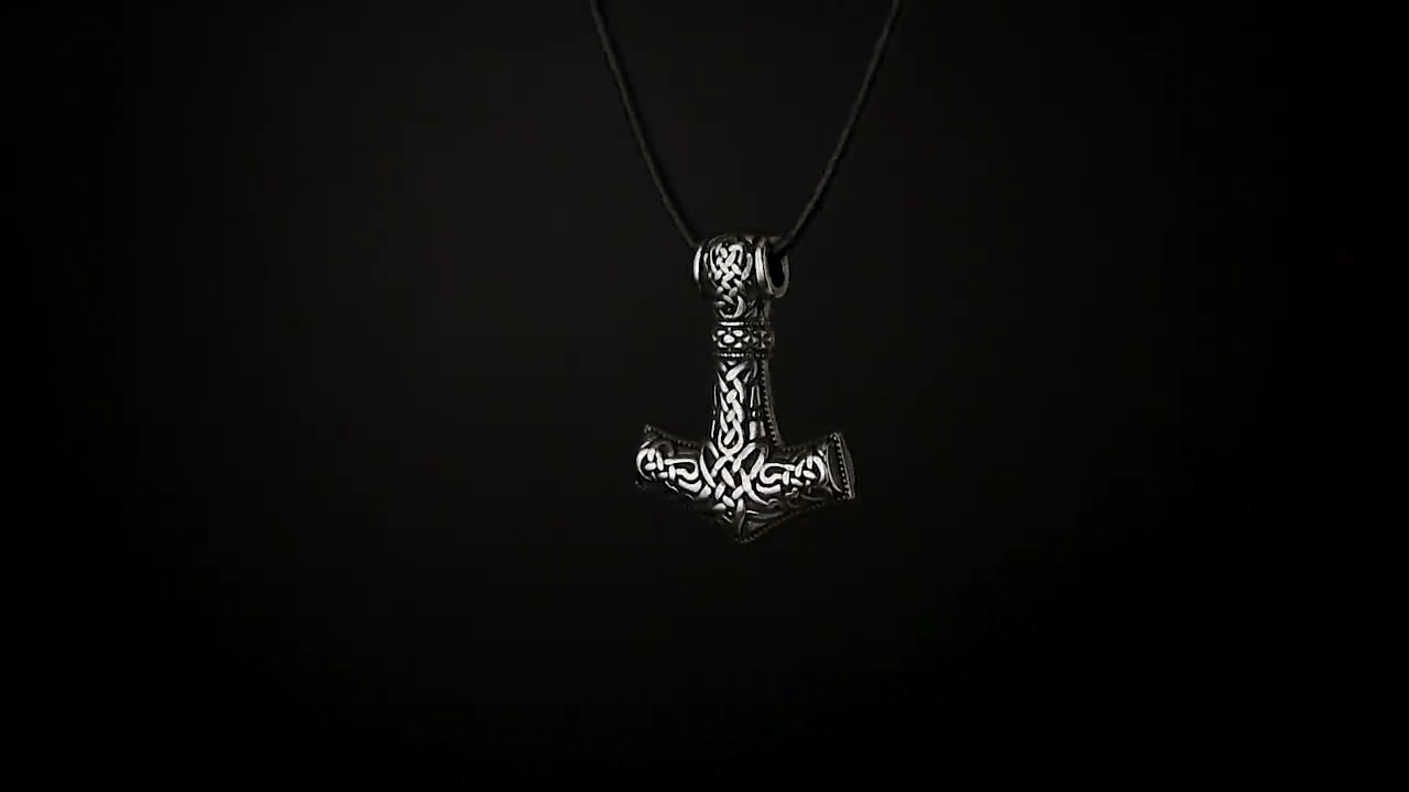 vkngjewelry Pendant Handmade Silver Mjolnir Pendant - Symbol Of Thor's Strength