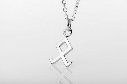 vkngjewelry Pendant Handmade Silver Rune Othala Pendant