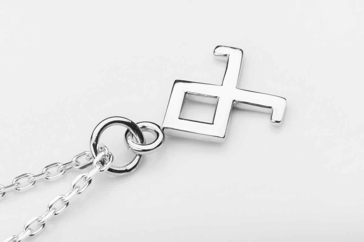 vkngjewelry Pendant Handmade Silver Rune Othala Pendant