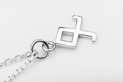 vkngjewelry Pendant Handmade Silver Rune Othala Pendant