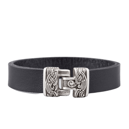 vkngjewelry Bracelet Leather Asgard Viking Bracelet