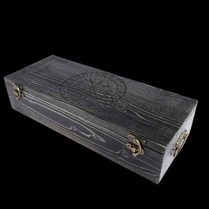 vkngjewelry hache Leviathan Kratos Axe With Carved Handle 35.8"