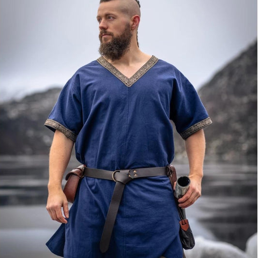 vkngjewelry Apparel & Accessories "Loki ” Blue Viking Tunic