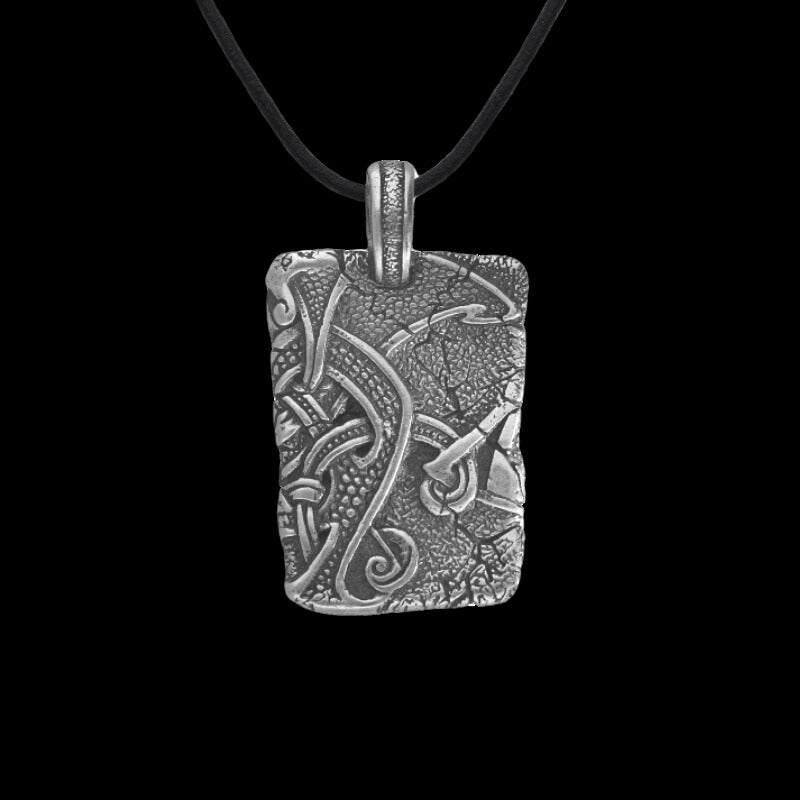 vkngjewelry Necklace Handcrafted Mammen Stele Art Necklace