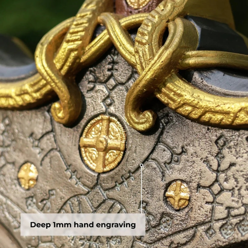 vkngjewelry marteau Hand-Forged  Mjolnir Hammer Steel Version 26.45lb Glow-In-The-Dark Runes