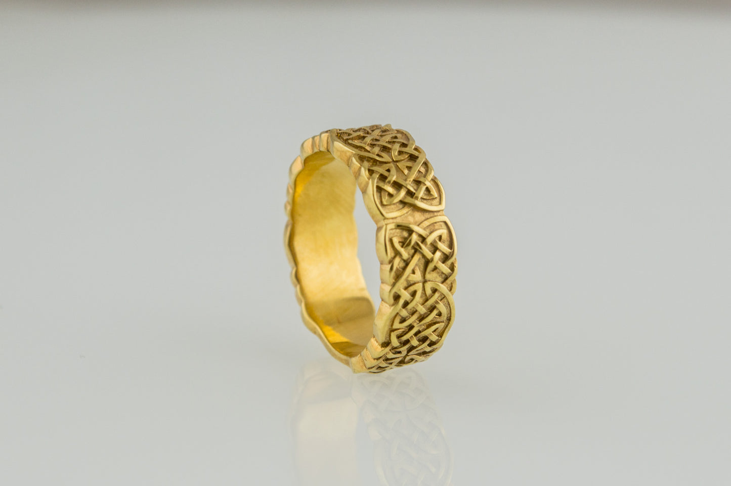 vkngjewelry Ring Handcrafted Norse Ornament Gold Ring
