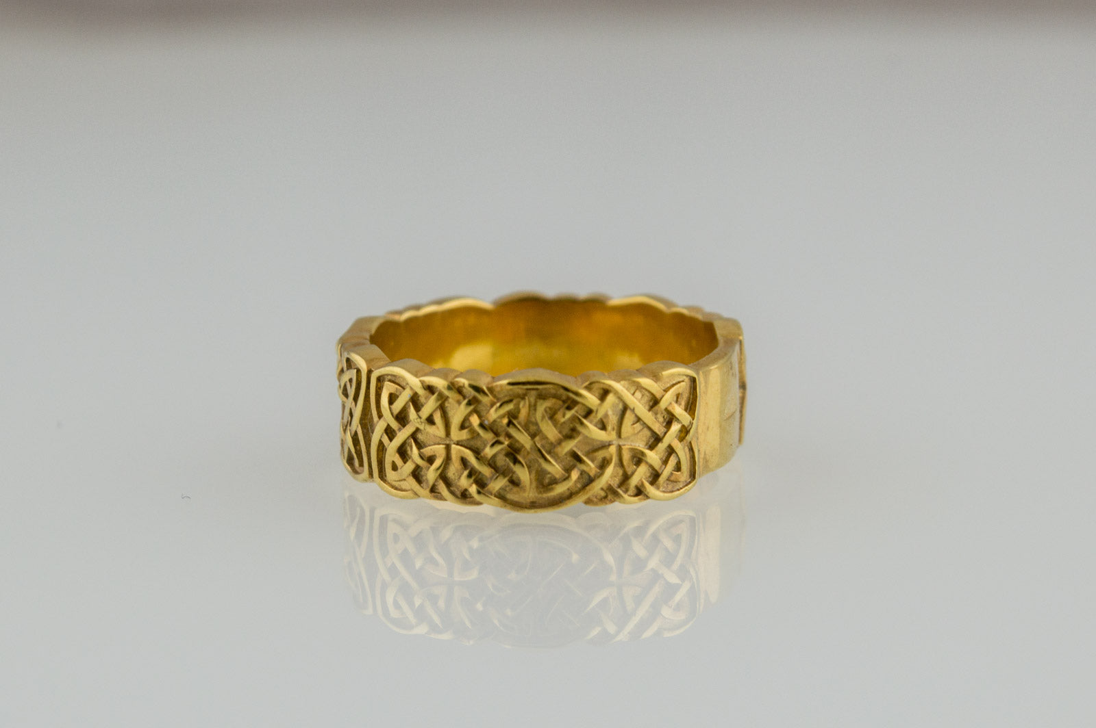 vkngjewelry Ring Handcrafted Norse Ornament Gold Ring