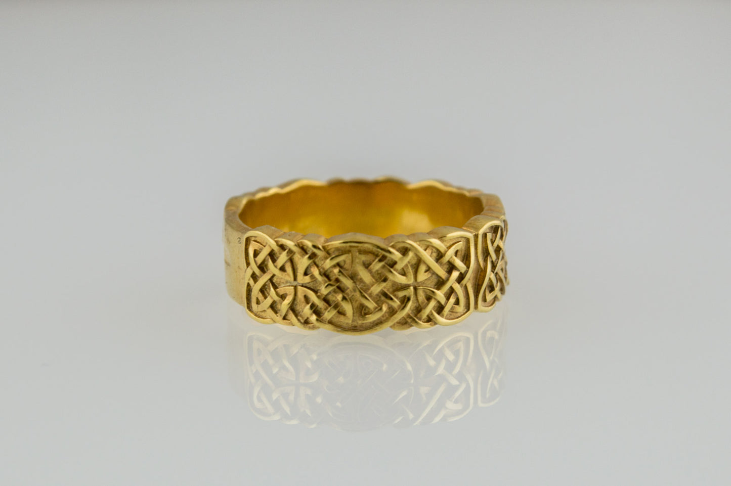 vkngjewelry Ring Handcrafted Norse Ornament Gold Ring