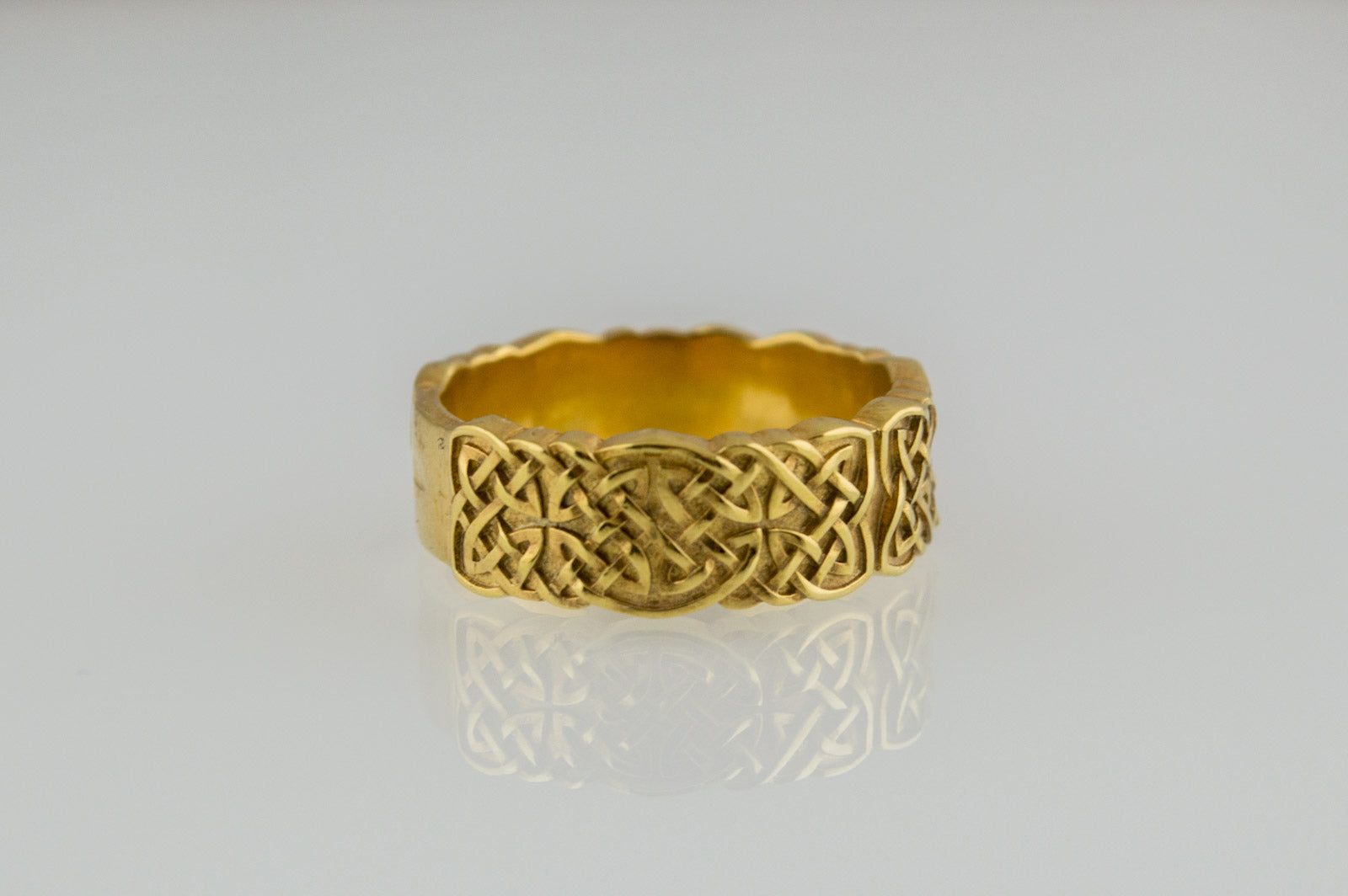 vkngjewelry Ring Handcrafted Norse Ornament Gold Ring