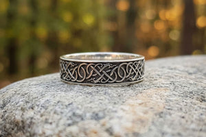 vkngjewelry Ring Handcrafted Norse Ornament Sterling Silver Ring