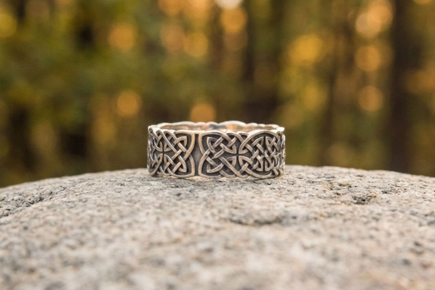 vkngjewelry Ring Handcrafted Norse Ornament Sterling Silver Unique Ring