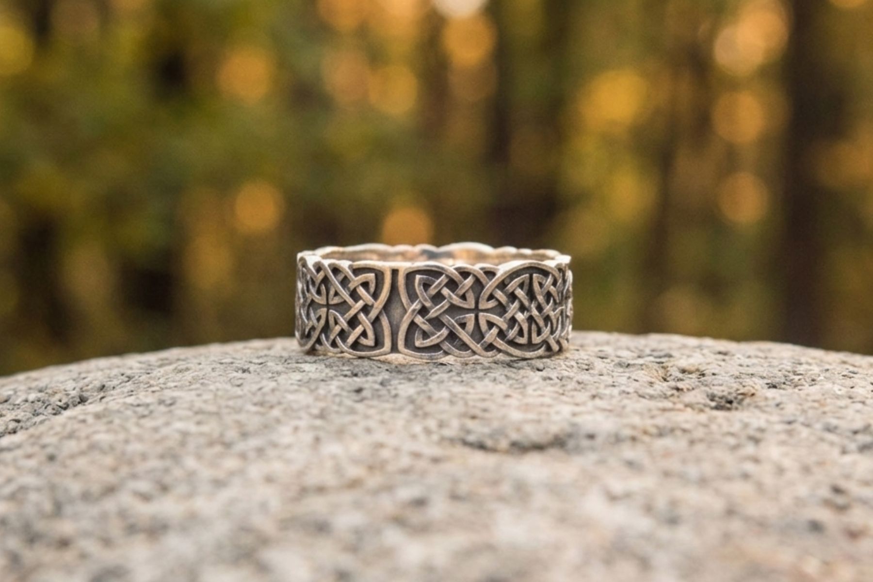 vkngjewelry Ring Handcrafted Norse Ornament Sterling Silver Unique Ring
