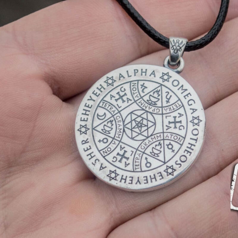 vkngjewelry Pendant Handcrafted Occult Necklace Sterling Silver Handmade Jewelry