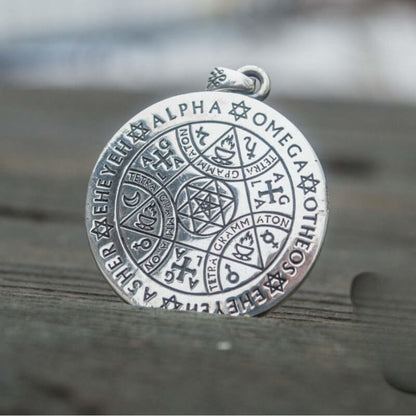 vkngjewelry Pendant Handcrafted Occult Necklace Sterling Silver Handmade Jewelry