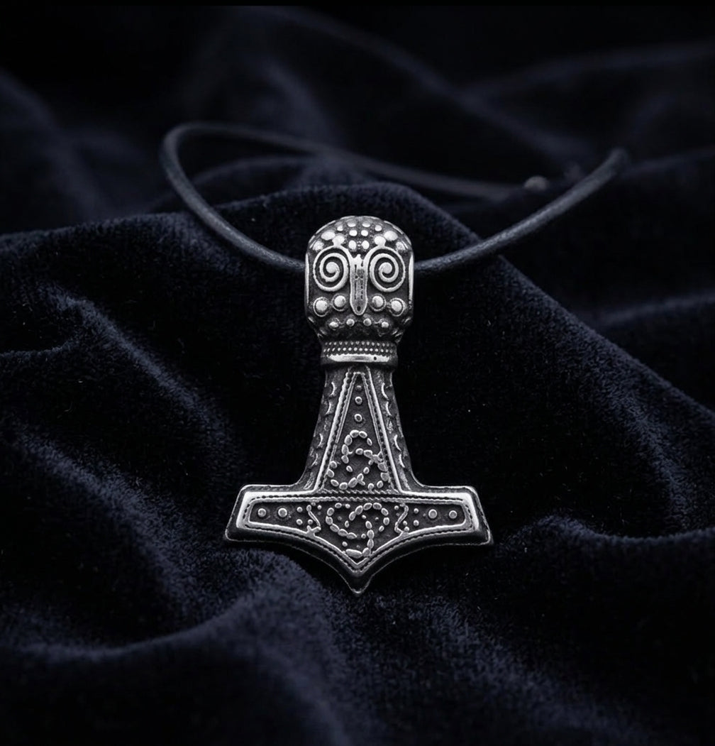 vkngjewelry Pendant Old Inspiration Mjolnir Thor's Hammer 316L Pendant