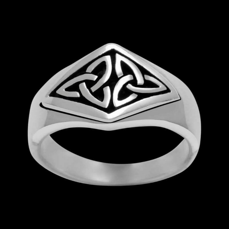 vkngjewelry Bagues 925 Sterling Silver Celtic Triquetra Ring