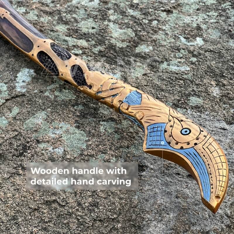 vkngjewelry hache Hand-forged Gold Leviathan Axe