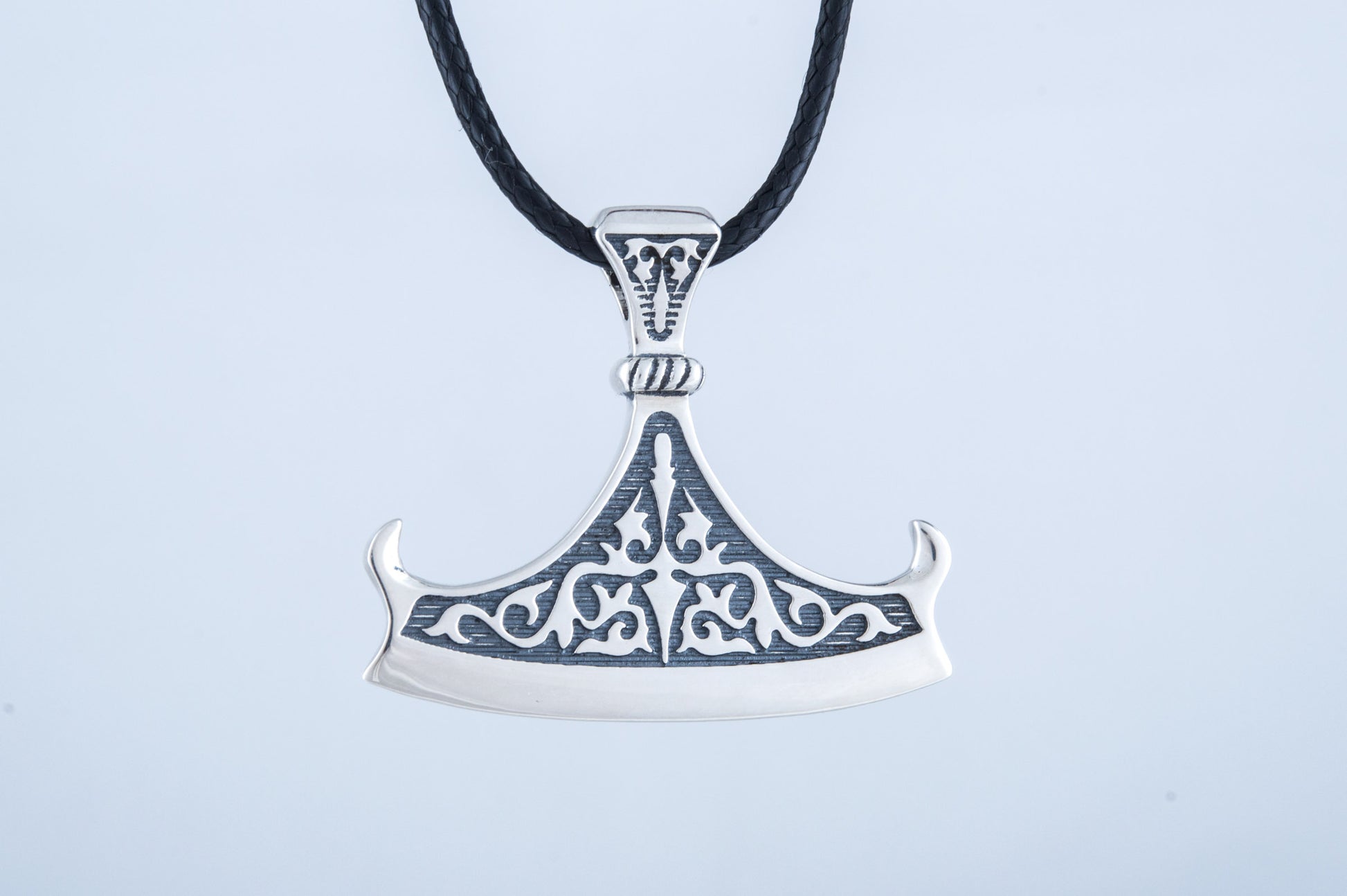 vkngjewelry Pendant Handcrafted  Perun Axe Blade Slavic Sterling Silver Pendant