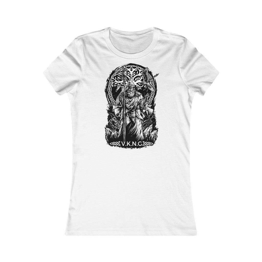 Printify T-Shirt Odin the Wanderer V.K.N.G™ T-shirt Girly Cut