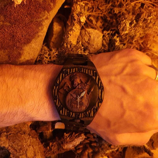 vkngjewelry Watches Ragnar Viking Wooden Watch