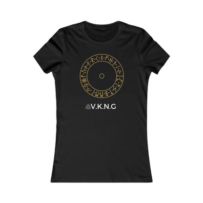 Printify T-Shirt Runic Shield V.K.N.G™  T-shirt Girly Cut