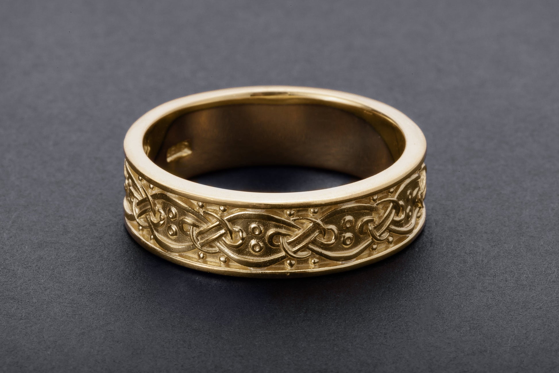 vkngjewelry Ring Handcrafted  Scandinavian Ornament Gold Ring