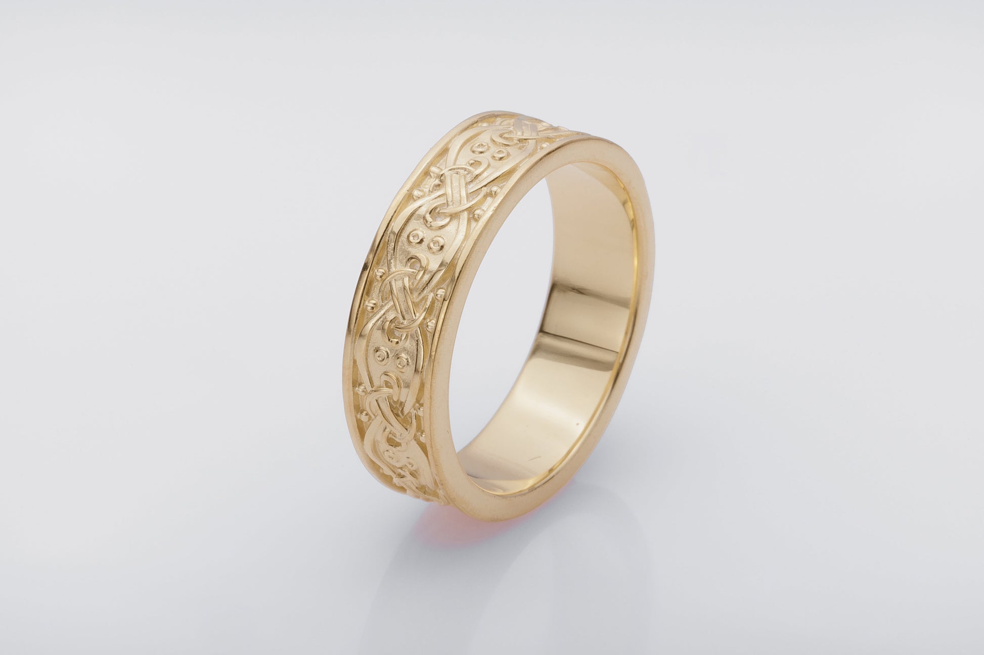 vkngjewelry Ring Handcrafted  Scandinavian Ornament Gold Ring