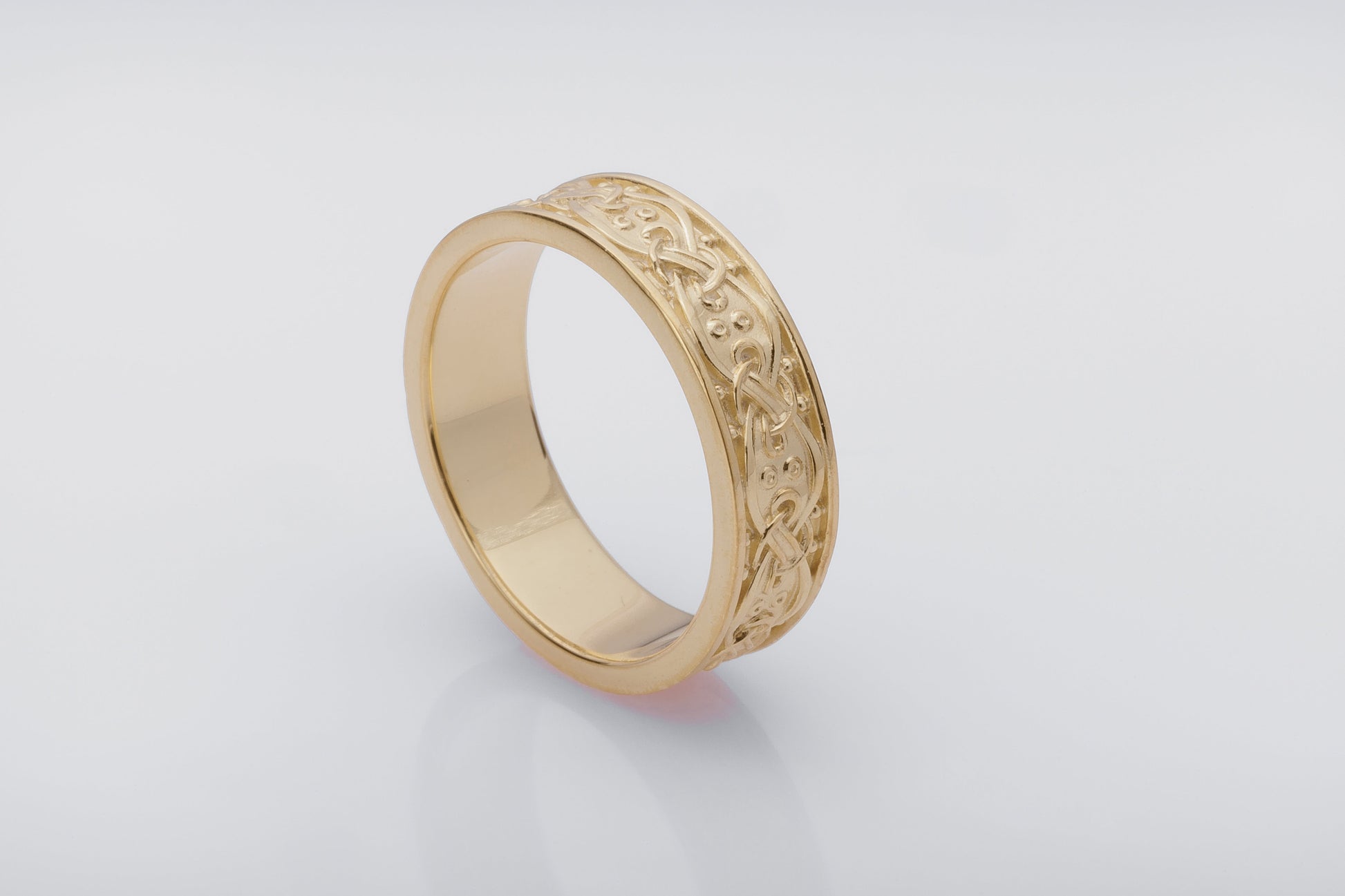 vkngjewelry Ring Handcrafted  Scandinavian Ornament Gold Ring