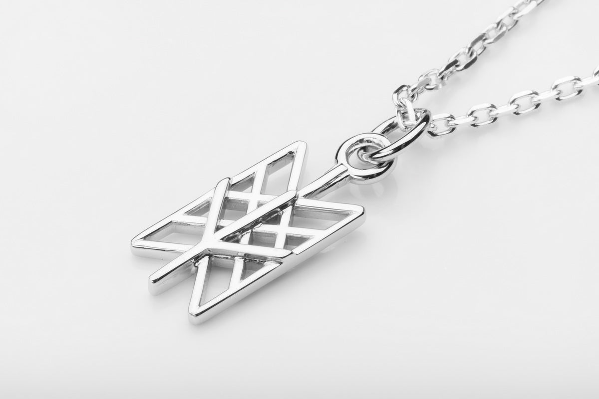 vkngjewelry Pendant Silver Celtic Pendant With Algiz Rune