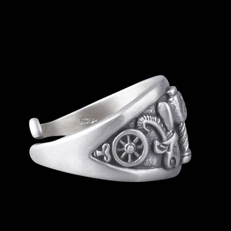 vkngjewelry Bagues Silver Thor Hammer Ring