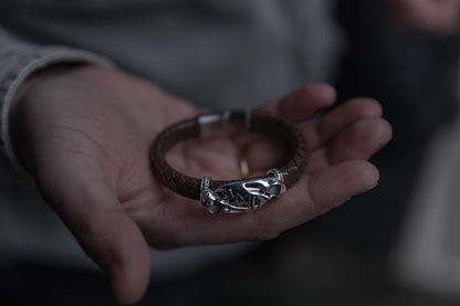 vkngjewelry Arm Ring Silver Odin’s Mark Bracelet, Handmade Viking Jewelry