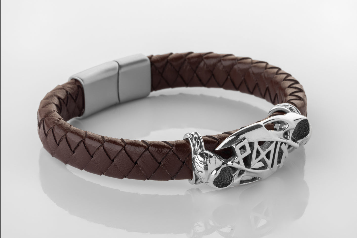 vkngjewelry Arm Ring Silver Odin’s Mark Bracelet, Handmade Viking Jewelry