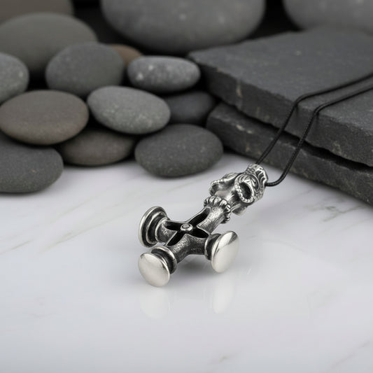 vkngjewelry Pendant Handcrafted Vargkors Silver Pendant