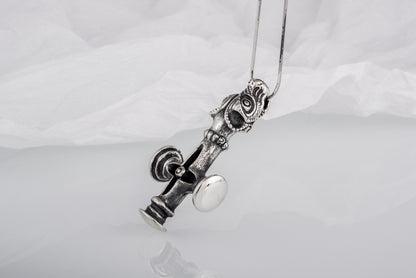 vkngjewelry Pendant Handcrafted Vargkors Silver Pendant