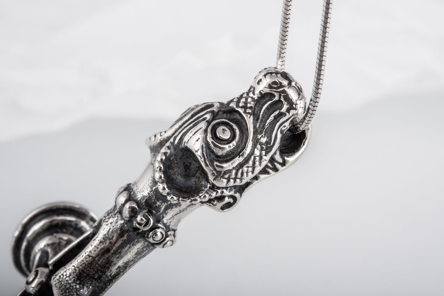 vkngjewelry Pendant Handcrafted Vargkors Silver Pendant