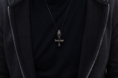 vkngjewelry Pendant Handcrafted Vargkors Silver Pendant