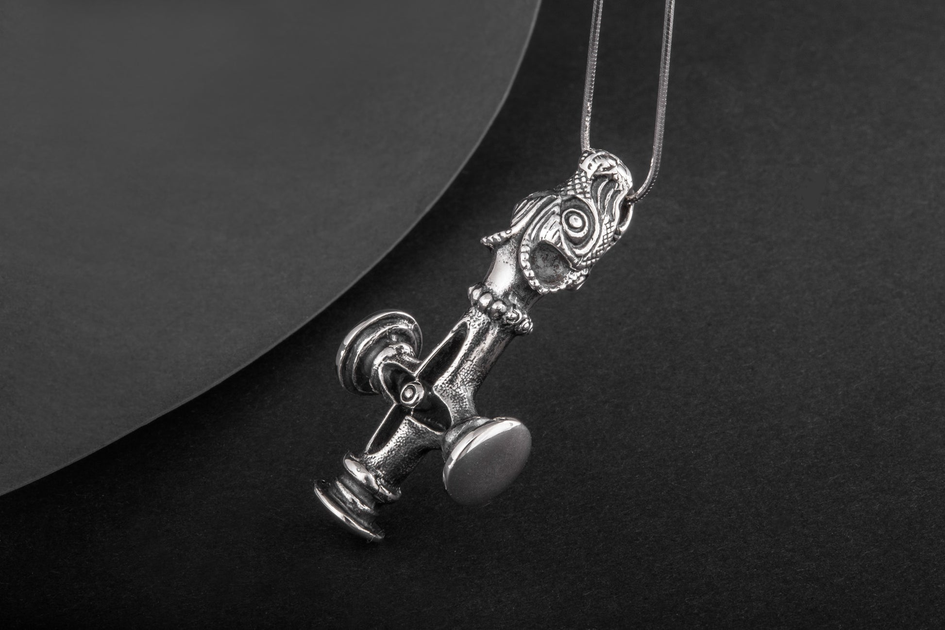 vkngjewelry Pendant Handcrafted Vargkors Silver Pendant