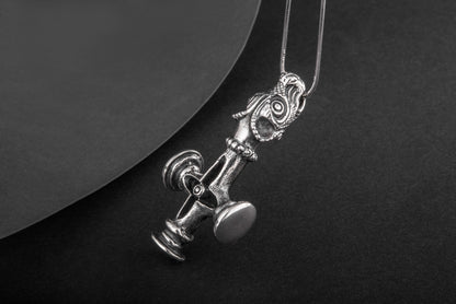 vkngjewelry Pendant Handcrafted Vargkors Silver Pendant