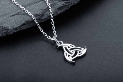 vkngjewelry Pendant Handcrafted Slim Odin's Horns Silver pendant